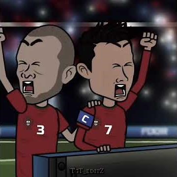 The day ronaldo destroyed zlatan and sweden #footballdesign #edit #ronaldo #portugal