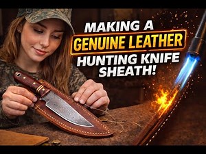 From Design to Leather: Making a Custom Knife Sheath with the Falcon A1 Pro Laser