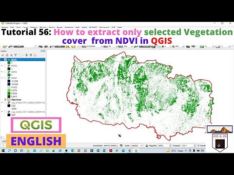 How to extract only selected Vegetation cover from NDVI in QGIS