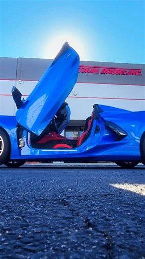 @tony.ballesteros_ Corvette C8 is now rocking a full Vertical Doors Kit installed by the BEST, Vertical Doors, Inc., the original U.S. manufacturer of Lambo and ZLR Door Conversion Kits This American-made masterpiece just leveled up with show-stopping scissor door style, precision engineering, and head-turning presence that only Vertical Doors, Inc. can deliver. 💬 Mention @verticaldoors and use #verticaldoors #lambodoors | Vertical Doors
