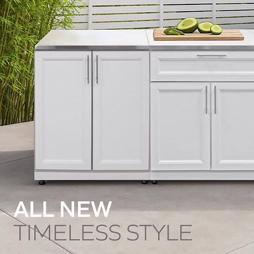 17 reactions | Meet the NEW White Shaker Outdoor Kitchen — where...