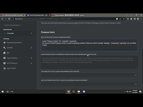 Discord Presence Intent verification Tutorial