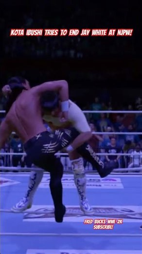 Exploder Suplex from the middle rope! #fredbuckswwe2k #wwe2k #njpw #kotaibushi #jaywhite