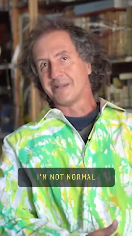 Artist turns street garbage into bold urban paintings