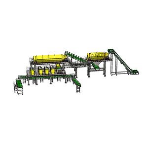 [Hot Item] Waste Steel Sorting Line with Magnetic Drum and Eddy Current Separator