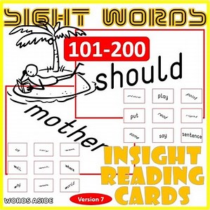 Sight Words Fluency Practice Flash Cards