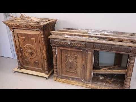 Rotten cabinet gets restored / must watch