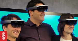 Microsoft debuts hologram goggles