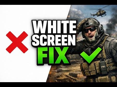 WARZONE How to Fix White Screen Glitch in Warzone | Easy & Fast Fix