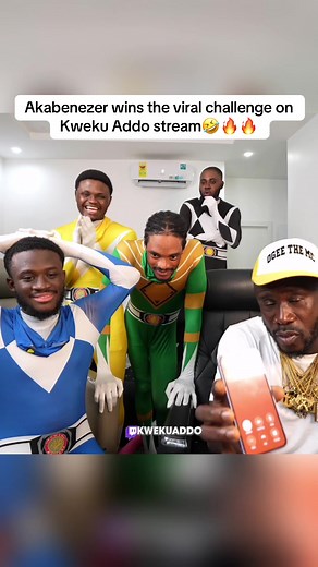 Akabenezer Wins Viral Challenge on Kweku Addo Stream!