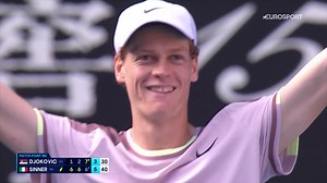 153K views · 1.7K reactions | L'ultima volta tra Sinner e Djokovic in uno Slam è finita così  Dopo gli Australian Open 2024, i due campioni si ritrovano nuovamente contro in una super semifinale e sarà grande spettacolo  Guarda il match su Eurosport 1 e Discovery+ ️ | Eurosport Italia | Facebook