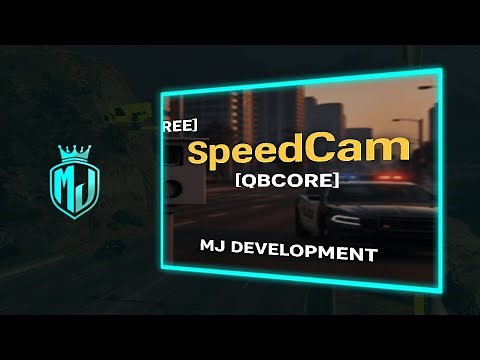 [FREE] SpeedCam System QBCORE – Smart Fines, Offline Charges, Police Integration | MJ DEVELOPMENT