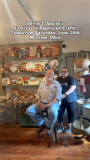 20K views · 582 reactions | David T. Smith Festival of American Crafts Show Preview. We will see everyone tomorrow for the big day! 10am - 5pm 3600 Shawhan Road, Morrow, OH 45152 | A Primitive Place Magazine | Facebook