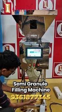 Semi Granule Filling Machine 9361877345| Accurate & Efficient Filling System for Granules and Spices