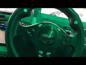 Doyo 270 degree rotation gaming racing wheel unboxing and review!