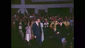 Tonight’s presidential debate is taking place in Nashville, Tennessee, home to the Grand Ole Opry. In 1974, President Nixon was the first president to take part in an Opry show, and the only one to ever perform there. | Richard Nixon Foundation