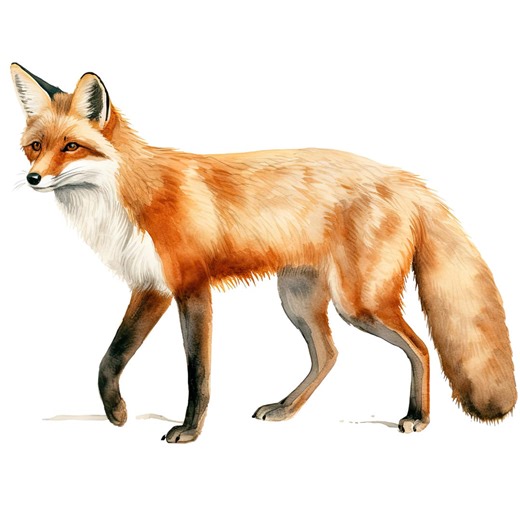 3X Fox Sticker Realistic or Cute Sticker in Watercolor or Comic Style Wall Sticker Car Sticker Decoration Gift Children Nature Lovers - Etsy UK