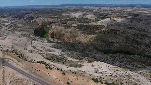 Utah Scenic Route 12 Million Dollar Higway Bird's eye view