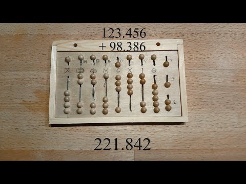 Roman Abacus - Number representation and Addition