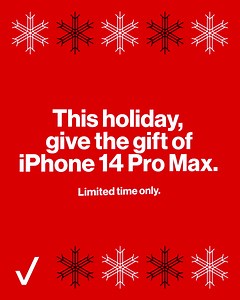 17K reactions · 1.9K shares | This holiday, give the gift of iPhone 14 Pro Max with 5G. | Verizon | Facebook