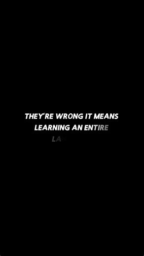 Things Nobody Tells You About the Words They'll Never Say