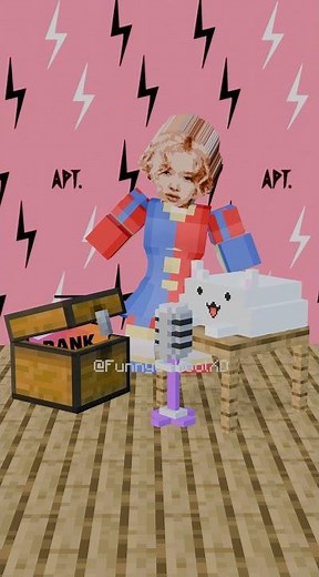 Bongo Cat sings APT song to get rank 6974 #shorts #apt #rosé #bongocat