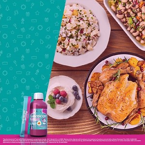 'Tis the season to eat more than you should, which usually leads to heartburn & indigestion. Trust Gaviscon Double Action to work fast, and form a Gavistop™ barrier that keeps the pain away for longer. | Gaviscon South Africa