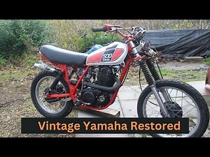 Yamaha XT500 Restored: Slide show, video at end