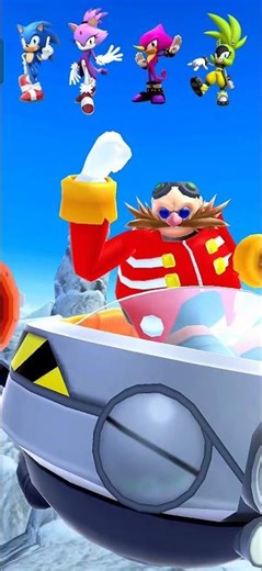 Sonic 🆚 Blaze 🆚 Ninja Espio 🆚 Surge The Tenrec's Gameplay - Who Is Best?🤔#short