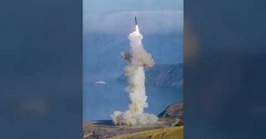 Air Force launches test missile off Central California coast to show nuclear deterrent capability