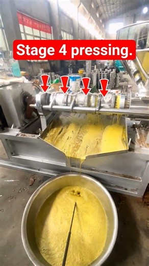 A fourth-grade oil press machine offers a higher oil yield compared to a third-grade model.