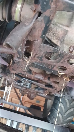 4 wheeler? Atv? Rusted pipe frame #honda #hondarancher #atv #4wheeler | Welding Fabrication