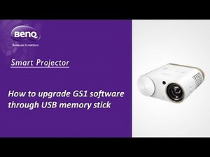 [BenQ FAQ] Projector_How to upgrade GS1 software through USB menory stick