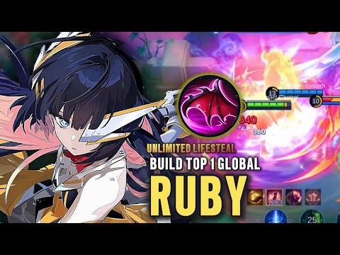 This is the most painful ruby ​​build, the strongest ruby ​​build, ruby ​​mobile legends,