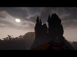 Minecraft Dark Fantasy Castle — Cinematic Ambience & Shaders