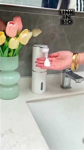 🧼 Automatic Soap Dispenser | Touchless Smart Soap Machine for Home #gadgets #homedecor #shorts #diy