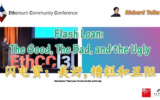 【中文字幕】《闪电贷：美好，糟糕和丑陋》AAVE创始人Stani以太坊峰会 2020 Flash Loans 主题演讲