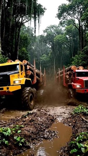 Heavy Haulers, Deeper Mud: Jungle Logging Beasts!