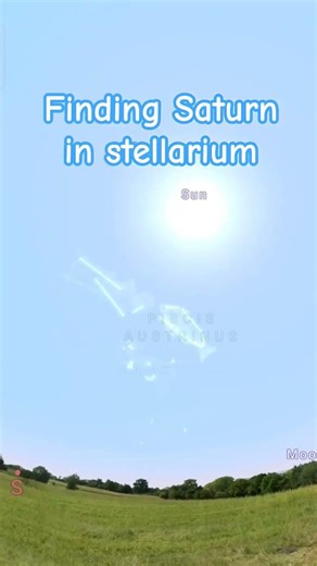 Finding Saturn in stellarium
