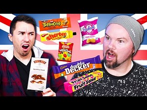 Americans Try Weird British Snacks for the First Time!