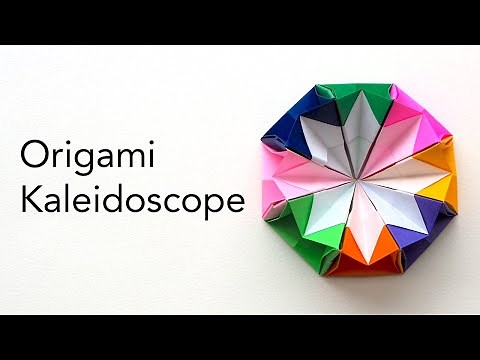 Origami Kaleidoscope Tutorial - Fun Paper Fidget Toy