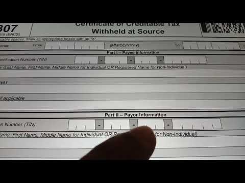 Ano ang BIR Form 2307?