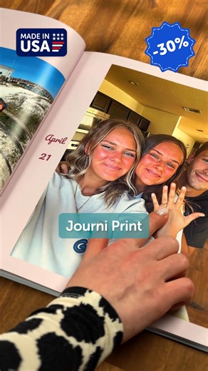 Journi Print turns memories into Photo Books, with the push of a button. Don't believe us? Download for free! 🥳 | Journi - Smart Photo Journal & Photo Book