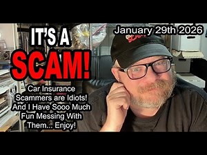 IT'S A SCAM! CAR INSURANCE SCAM! Scammers Are IDIOTS Having Soo Much Fun Messing With Them... Enjoy!
