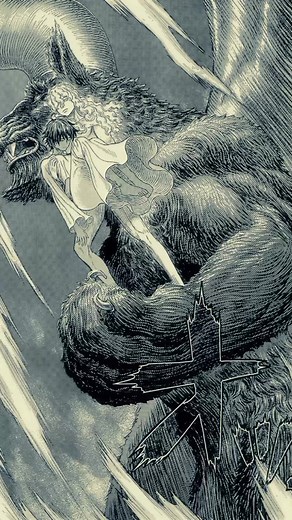 Intense Battle Scene from Berserk Manga