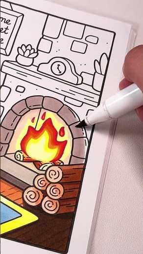 ☕️ Hot Chocolate Warm Up | Cozy Life Coloring Book by Jade Summer