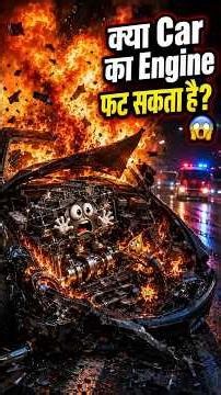 Car का Engine सच में Blast हो सकता है? 😱 #automobile #brakesystem #carfacts #facts #technology