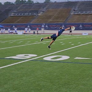 9.1K views · 129 reactions | Every angle of Tobias Brooks’ monster layout catch! | Ultimate Frisbee Association | Facebook