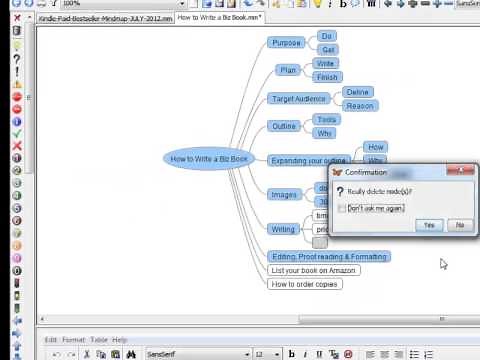 How to Use FreeMind to Write your Book Outline