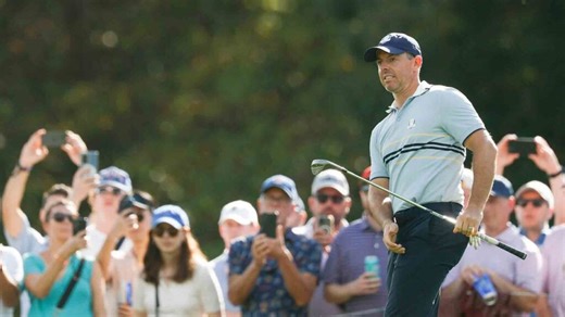 With one-finger gesture, Rory McIlroy engages with fans at Ryder Cup